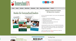 Desktop Screenshot of homeschoolcpa.com